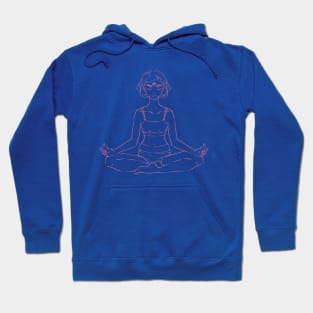 Yoga girl. Hoodie